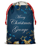 Personalised Christmas Sack Santa Bag Xmas Boy Girl Gift Stocking Bag 12