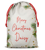 Personalised Christmas Sack Santa Bag Xmas Boy Girl Gift Stocking Bag 11