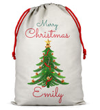 Personalised Christmas Sack Santa Bag Xmas Boy Girl Gift Stocking Bag 8
