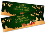 Personalised Banner Christmas Design Party Decoration 10