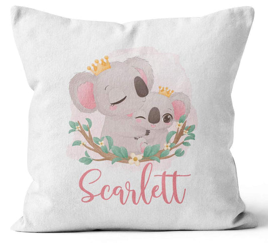 Personalised Any Name Koala Design Cushion Printed Birthday Gift 705