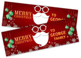 Personalised Banner Christmas Design Party Decoration 16