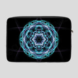 Blue And Purple Mandala Geometric Laptop Sleeve Tablet Bag Ultrabook Chromebook 