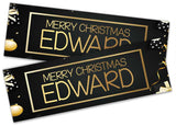Personalised Banner Christmas Design Party Decoration 9
