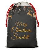 Personalised Christmas Sack Santa Bag Xmas Boy Girl Gift Stocking Bag 12