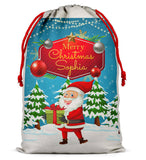 Personalised Christmas Sack Santa Bag Xmas Boy Girl Gift Stocking Bag 9