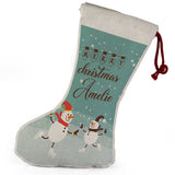 Personalised Any Name Christmas Stocking Tree Decoration Gift Present 2
