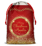 Personalised Christmas Sack Santa Bag Xmas Boy Girl Gift Stocking Bag 6