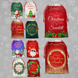 Personalised Christmas Sack Santa Bag Xmas Boy Girl Gift Stocking Bag 6