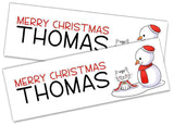 Personalised Banner Christmas Design Party Decoration 9
