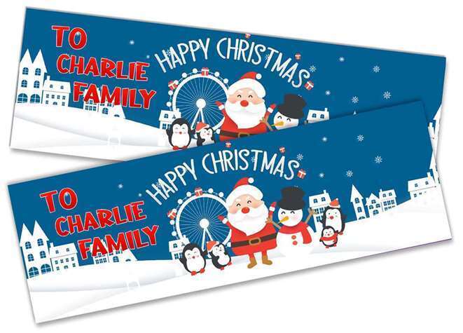 Personalised Banner Christmas Design Party Decoration 15