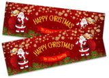 Personalised Banner Christmas Design Party Decoration 14