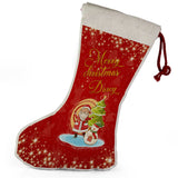Personalised Any Name Christmas Stocking Tree Decoration Gift Present 4