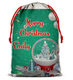 Personalised Christmas Sack Santa Bag Xmas Boy Girl Gift Stocking Bag 12