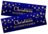 Personalised Banner Christmas Design Party Decoration 18