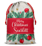 Personalised Christmas Sack Santa Bag Xmas Boy Girl Gift Stocking Bag 14