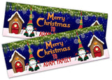 Personalised Banner Christmas Design Party Decoration 18