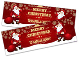 Personalised Banner Christmas Design Party Decoration 14