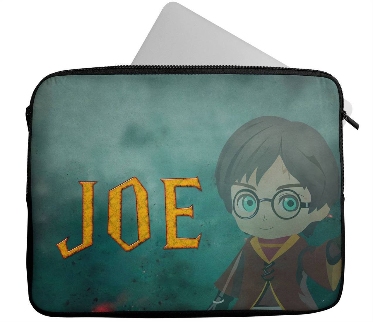Personalised Any Name Wizards Witches Design Laptop Case Sleeve Tablet Bag 5