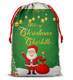 Personalised Christmas Sack Santa Bag Xmas Boy Girl Gift Stocking Bag 11
