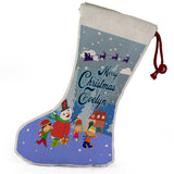 Personalised Any Name Christmas Stocking Tree Decoration Gift Present 4