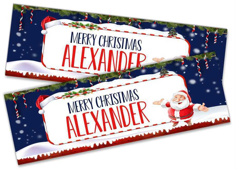 Personalised Banner Christmas Design Party Decoration 9