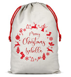 Personalised Christmas Sack Santa Bag Xmas Boy Girl Gift Stocking Bag 6