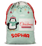 Personalised Christmas Sack Santa Bag Xmas Boy Girl Gift Stocking Bag 10