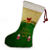 Personalised Any Name Christmas Stocking Tree Decoration Gift Present 1