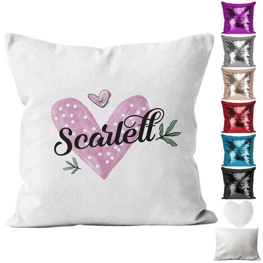 Personalised Cushion Abstract Sequin Cushion Pillow Printed Birthday Gift 27