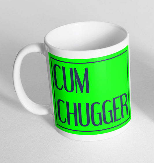 Cum Chugger Printed Cup Novelty Mug Funny Gift Coffee Tea Secret Santa