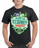 Get Schwifty Rick & Morty Short Sleeve Novelty T-Shirt Black 