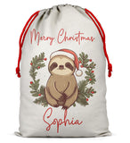Personalised Christmas Sack Santa Bag Xmas Boy Girl Gift Stocking Bag 12