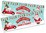 Personalised Banner Christmas Design Party Decoration 17