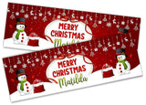 Personalised Banner Christmas Design Party Decoration 10