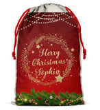 Personalised Christmas Sack Santa Bag Xmas Boy Girl Gift Stocking Bag 6