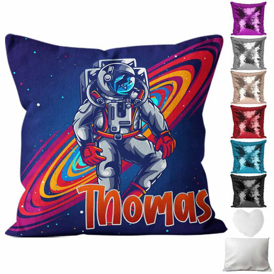 Personalised Cushion Space Sequin Cushion Pillow Printed Birthday Gift 41