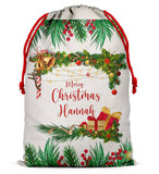 Personalised Christmas Sack Santa Bag Xmas Boy Girl Gift Stocking Bag 6