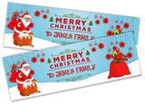 Personalised Banner Christmas Design Party Decoration 16