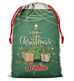 Personalised Christmas Sack Santa Bag Xmas Boy Girl Gift Stocking Bag 9