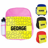 Personalised Kids Backpack Any Name Gaming Boys Girls Children School Bag 8