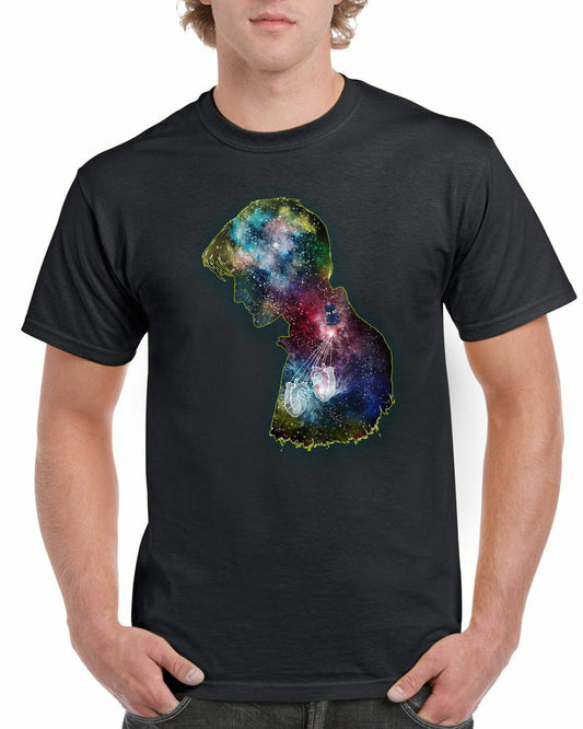 New Unisex Doctor Who Matt Smith Stars Short Sleeve Novelty T-Shirt Black