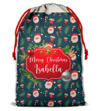 Personalised Christmas Sack Santa Bag Xmas Boy Girl Gift Stocking Bag 8