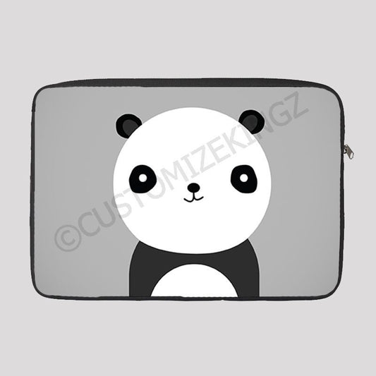 Hipster Panda Black And White Laptop Sleeve Tablet Bag Ultrabook Chromebook