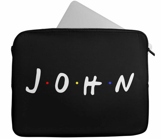 Personalised Any Name Friends Design Laptop Case Sleeve Tablet Bag Chromebook