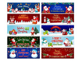 Personalised Banner Christmas Design Party Decoration 19