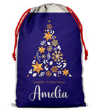Personalised Christmas Sack Santa Bag Xmas Boy Girl Gift Stocking Bag 12