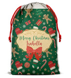 Personalised Christmas Sack Santa Bag Xmas Boy Girl Gift Stocking Bag 8