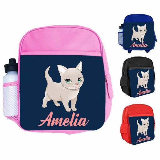 Personalised Kids Backpack Any Name Generic Design Boys Girls kid School Bag 23