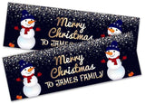 Personalised Banner Christmas Design Party Decoration 17